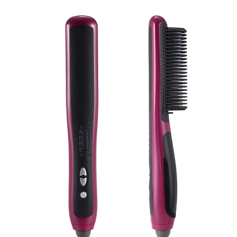 CE-zertifizierte elektrische Bart glätter bürste Heizung Glätten Haarkamm Männer Frauen schnell Haars tyler Glätte isen bürste