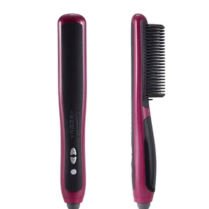 CE certified Electric Beard straightener brush heating Straightening Hair Comb Men Women quick Hair styler Straightener Brush