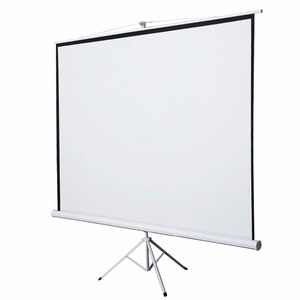 Schermo per Proiettore Portatile con Supporto 200x200cm Bianco Opaco 16:9 Schermo Manuale a Scomparsa 80x80 Pollici - Product Image 3
