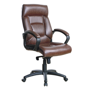 Chaise de bureau de directeur tournant de patron à dossier haut Offre Spéciale chaise de bureau de direction en cuir - Product Image 1
