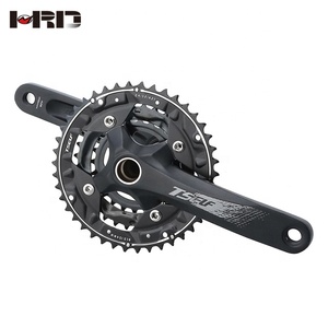 <span class=keywords><strong>Pédalier</strong></span> de VTT de haute qualité AZ6-TS326 10 vitesses 50 mm, anodisé noir et argenté - Product Image 1