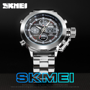 Nuevo <span class=keywords><strong>Reloj</strong></span> Cronógrafo SKMEI 1515 de Acero Inoxidable de Lujo para Hombre, 2019 - Product Image 5