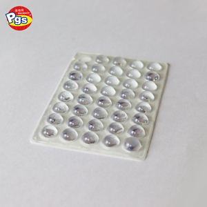 Prodigy PY09 Almohadillas de parachoques de PVC Protección de vidrio Ruido Antideslizante Tapón Protector transparente Forma redonda 8mm Prueba de bebés - Product Image 4