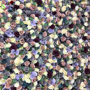 SPR hohe qualität hochzeit rose künstliche 3D garten blumen wand dekoration für party bühne hintergrund dekorative flores großhandel - Product Image 5