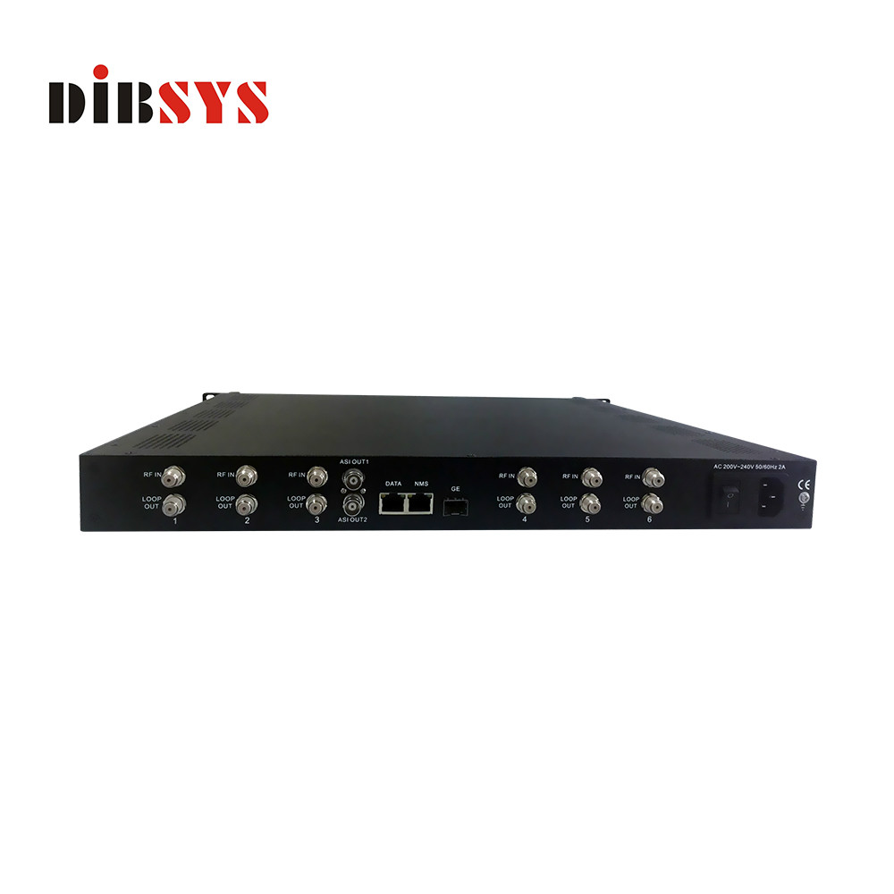 8-канальный DVB-S / S2 спутниковый ресивер транскодер
