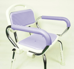 Silla de Ducha Plegable de Aluminio Care Watch - Morada - Product Image 6