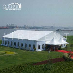 Tienda de lujo para bodas y fiestas, carpa de aluminio para construcción permanente