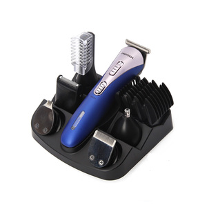 PRITECH Logo Tondeuse à cheveux électrique pour le nez Ensemble de tondeuse à cheveux, professionnel personnalisé manuel pour hommes acceptable 6 en 1 - Product Image 1