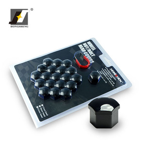 Boulon et couvercle d'écrou hexagonaux en plastique, 10 pièces de 17mm ou 19mm, avec emballage de 20 + 1 ampoules - Product Image 3