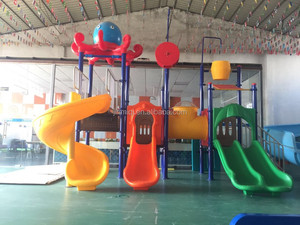 สไลเดอร์น้ำพลาสติกขนาดเล็กสำหรับเด็กสวนน้ำเชิงพาณิชย์อุปกรณ์สนามเด็กเล่นกลางแจ้ง - Product Image 5