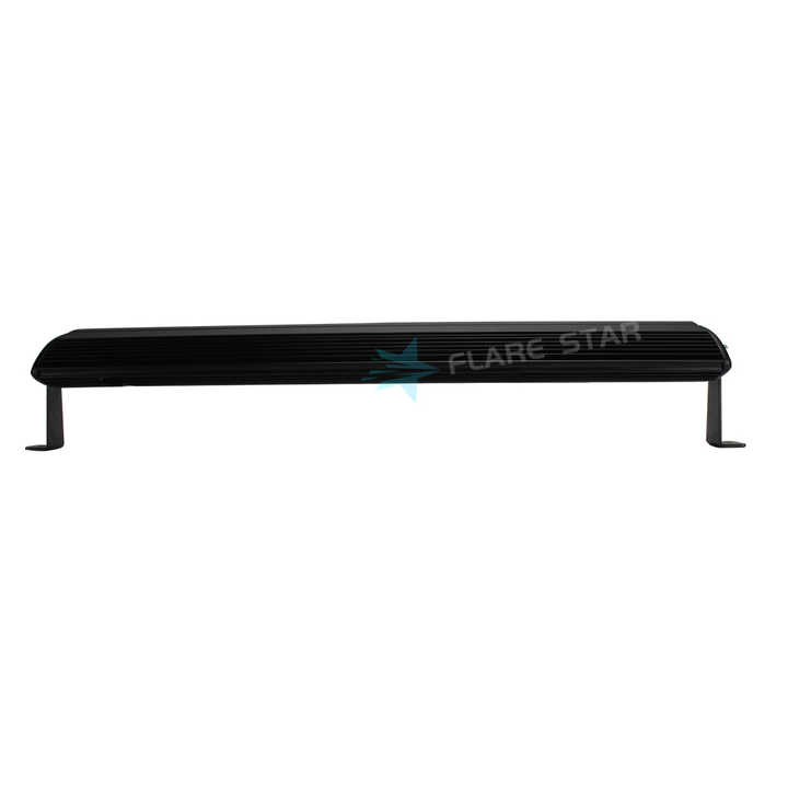 Lampu tembak led kualitas tinggi 4D 100W 20 inci bilah lampu LED baris tunggal lampu kerja LED ramping untuk truk UTV ATV