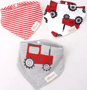 Soft Cotton Bib With Snaps for Feeding Unisex Baby Natural Cotton Unisex Cute Baby Bibs