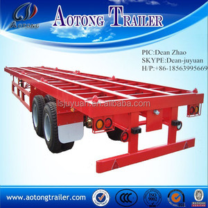 Fabricación de china 40ft chasis del remolque para el transporte de contenedores casa - Product Image 2