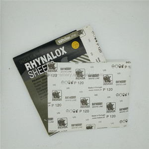 シミラー品質 ポルトガルブランド インダサ研磨材 ステアリン酸塩コーティング 防水研磨紙 中目 正方形 40-2000グリット OEM - Product Image 5