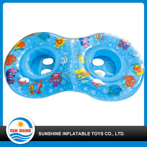 Flotador Inflable para Nadar para 2 Personas, Flotador Doble para Bebés, Asiento Flotante para Bebés, Anillo Flotante para Bebés, Juego Inflable para Bebés - Product Image 2