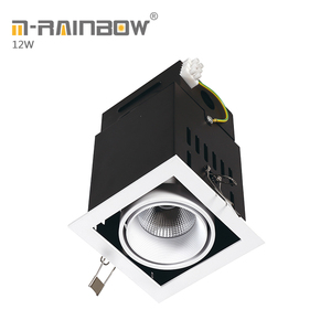 Tiendas de marca 3600lm led grille spot down luces <span class=keywords><strong>3</strong></span>*12 W 36 w led red led downlight rectángulo led cob lámpara de la parrilla - Product Image 5