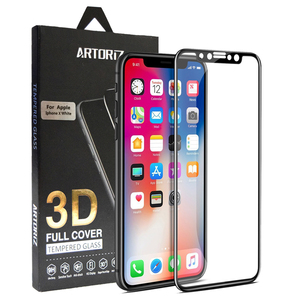 <span class=keywords><strong>Smartphone</strong></span> custom logo made anti-shock packaging silk printed premium tempered glass curved 3d screen protector per iphone 7 15 - Product Image 1