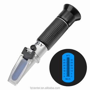 Brix Rifrattometro <span class=keywords><strong>Per</strong></span> La Misurazione di Zucchero di Frutta Vino portatile <span class=keywords><strong>Acqua</strong></span> Rifrattometri prezzo - Product Image 1