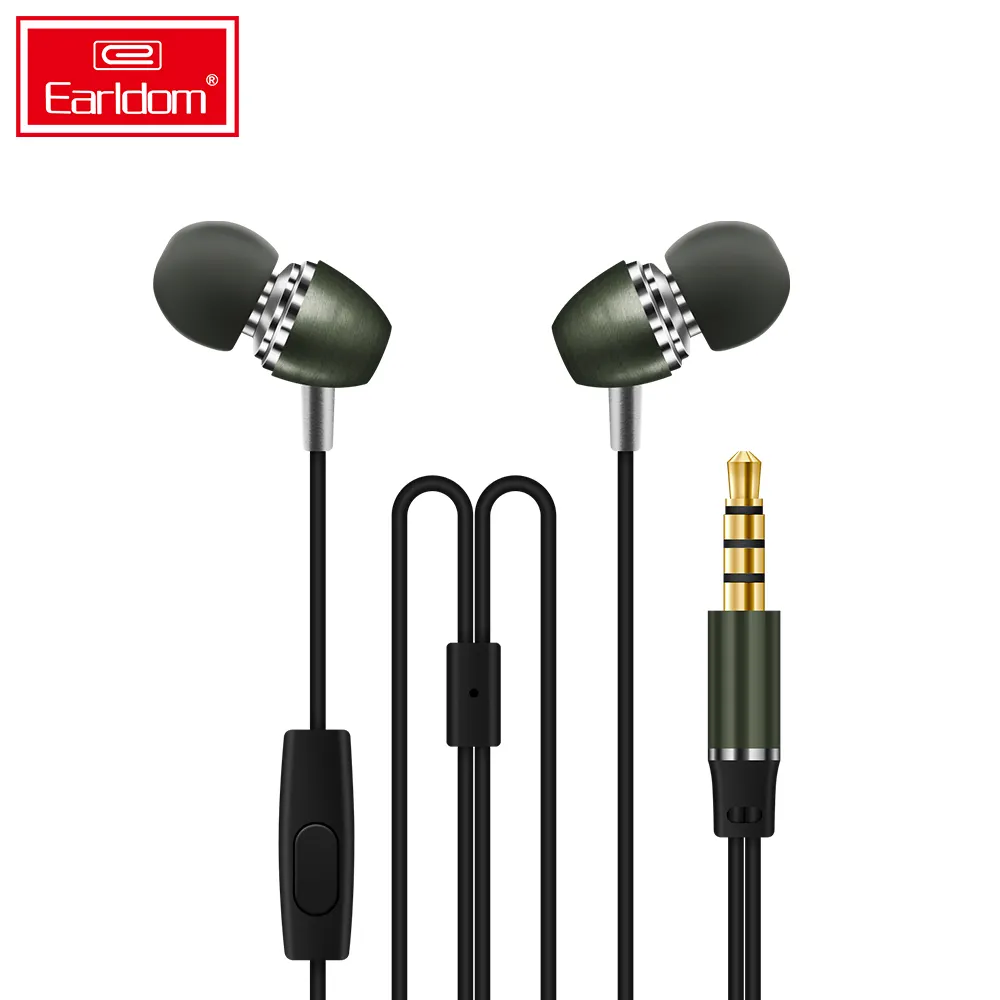 Earbuds 1.2M 3.5mm Stereo Plug Universal Best Earphone Headphone With Mic Wired Earphone Headphone