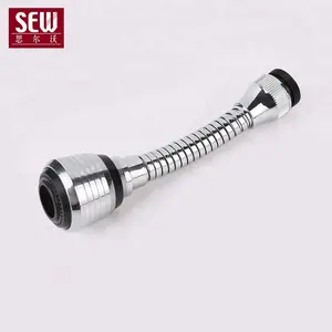 Durable stainless steel water saving aerator hose for faucet