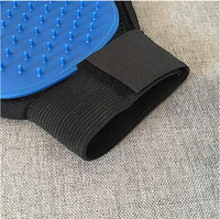 Gant anti-poils pour animaux de compagnie - Brosse à poils douce pour animaux de compagnie - Gant efficace pour enlever les poils - Gant de massage avec cinq doigts améliorés