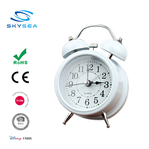 2.5 "Kim Loại Twin Chuông Báo Động Đồng Hồ Để Bàn, Quartz <span class=keywords><strong>Analog</strong></span> Twin Chuông Đồng Hồ Báo - Product Image 5