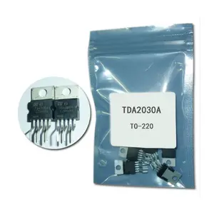 Amplificador de áudio linear, 50 peças tda2030 to220 tda2030a TO220-5 amplificador de áudio/pa/curto-circuito e proteção térmica ic chip
