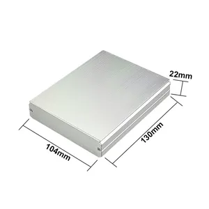 Boîtier personnalisé en aluminium extrusion, pour disque dur