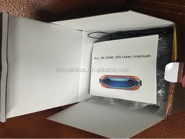 All in One 3D glasses vr virtual reality with 3D 1080 P HD screen 2.0 box