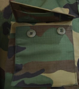 Tela ripstop ejército militar uniforme woodland chaquetas y pantalones - Product Image 4