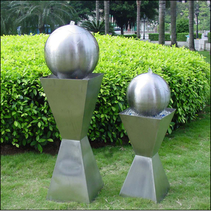 Grande bronce esfera jardín fuente en <span class=keywords><strong>cascada</strong></span> - Product Image 3