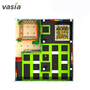 Saut d'air Salto Double Pile Grand Gonflable <span class=keywords><strong>Jumperoo</strong></span> Trampoline dans le Supermarché - Product Image 2