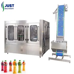 Bouteille automatique de boissons au jus d'orange remplissage ligne de production entreprise