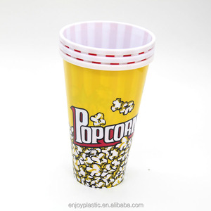 Seau à <span class=keywords><strong>pop</strong></span>-<span class=keywords><strong>corn</strong></span> personnalisé en plastique pp réutilisable 1L - Product Image 2