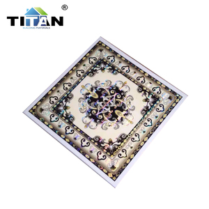 Lebanon vuông 60x60 nhựa 595*595*7 Mét PVC Trần Bảng điều chỉnh 600x600 PVC gạch Trần - Product Image 1