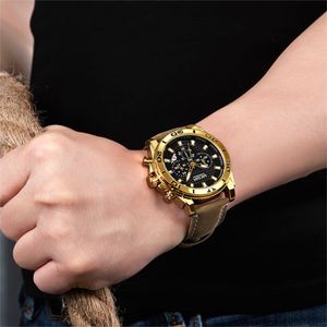 Montres de sport <span class=keywords><strong>Megir</strong></span> 2094G à bas <span class=keywords><strong>prix</strong></span> pour hommes, étanches, <span class=keywords><strong>Montre</strong></span> Homme, vente en gros de montres-bracelets en cuir pour hommes - Product Image 6