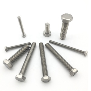 Vis à tête hexagonale en acier inoxydable 304 <span class=keywords><strong>SS</strong></span> 316 A4 <span class=keywords><strong>A2</strong></span> DIN 933 DIN 931 - Product Image 6