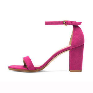 <span class=keywords><strong>Scarpe</strong></span> sandali estive da <span class=keywords><strong>donna</strong></span> con cinturino alla caviglia in pelle scamosciata - Product Image 1