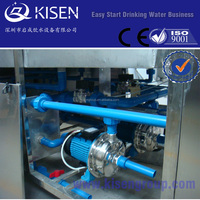 Máquina automática eléctrica de llenado de barriles de agua de 20L con control PLC, bomba de motor/caja de engranajes, rodamientos de acero inoxidable y engranajes para botellas altas
