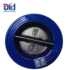 Gang Hướng dẫn sử dụng kép tấm mùa xuân nghiêng đĩa không trở lại kiểm tra van DN80 PN16 Wafer bướm loại Swing cho không khí nước - Product Image 2