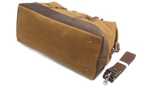 กระเป๋าเดินทางผ้าใบหนังวัวซิปขนาดใหญ่กระเป๋า Duffle สีทึบกระเป๋าเดินทางพร้อมกระเป๋าสะพายไหล่พักผ่อนปิด Hasp สําหรับใช้ในยิม