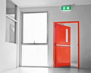 Portes de feu externes <span class=keywords><strong>avec</strong></span> <span class=keywords><strong>fenêtre</strong></span> en verre, fabrication de gros phares de garage, nouveauté - Product Image 1