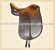 Silla de doma inglesa personalizable de cuero genuino de alta calidad para deportes y entrenamiento ecuestre - Product Image 2