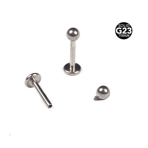 De titanio interna labret perforación - Product Image 2