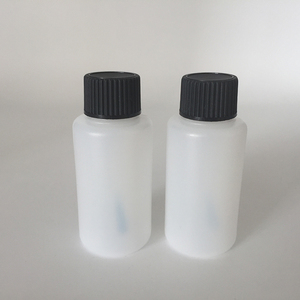 Rỗng 30Ml 1 Oz Nhựa <span class=keywords><strong>PE</strong></span> Chai Màu Trắng Với Nắp Cọ Cho Mẫu Hóa Chất Lỏng, Dầu Móng Tay, Keo, Sơn Touch Up - Product Image 2