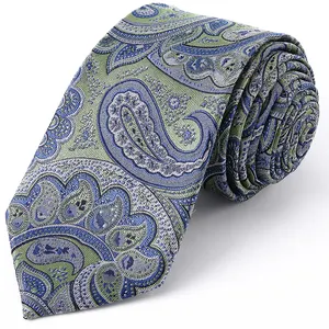 Erkek çiçek bağları ipek jakarlı dokuma noel kravat Paisley kravat Gravata klasik moda iş düğün kravat erkekler için poli çanta