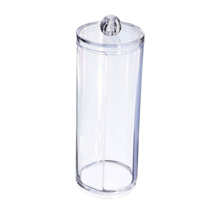 Clear round acrylic <strong>cotton</strong> pads dispenser good quality swab <strong>cotton</strong> <strong>wool</strong> wholesale holder <strong>container</strong> - Product Image 3