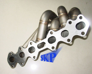 ANNEXE 40 INOX COLLECTEUR TWIN TURBO POUR 93-98 <span class=keywords><strong>TOYOTA</strong></span> SUPRA MK4 2JZ GTE JZA80 (Convient à: <span class=keywords><strong>Toyota</strong></span> Supra) - Product Image 3