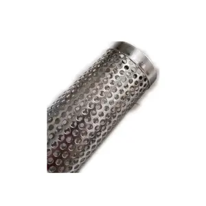 <span class=keywords><strong>Tubo</strong></span> <span class=keywords><strong>perforado</strong></span> de <span class=keywords><strong>acero</strong></span> <span class=keywords><strong>inoxidable</strong></span> personalizado para escape - Product Image 1