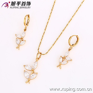 62510-Xuping <strong>Costume</strong> Jewelry Hot Item Promotion Gold Jewelry Set - Product Image 5